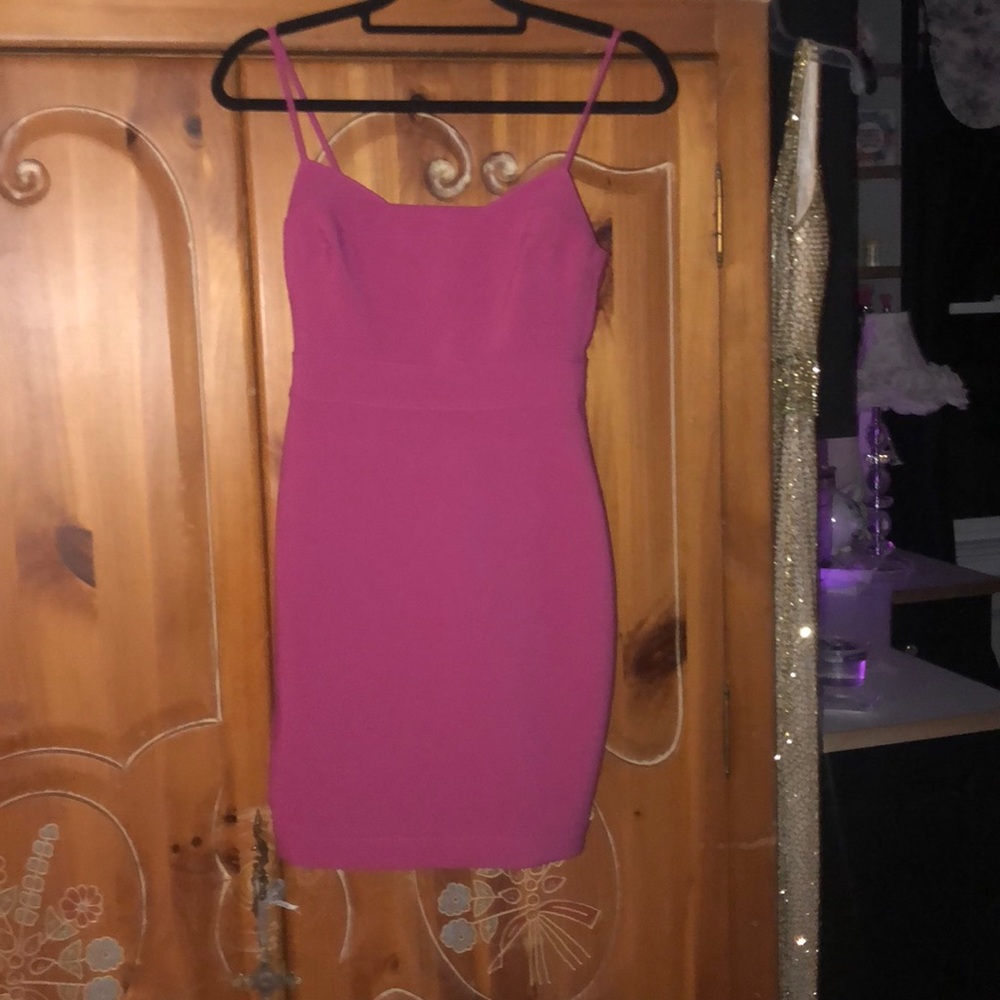 Pink cocktail dress
